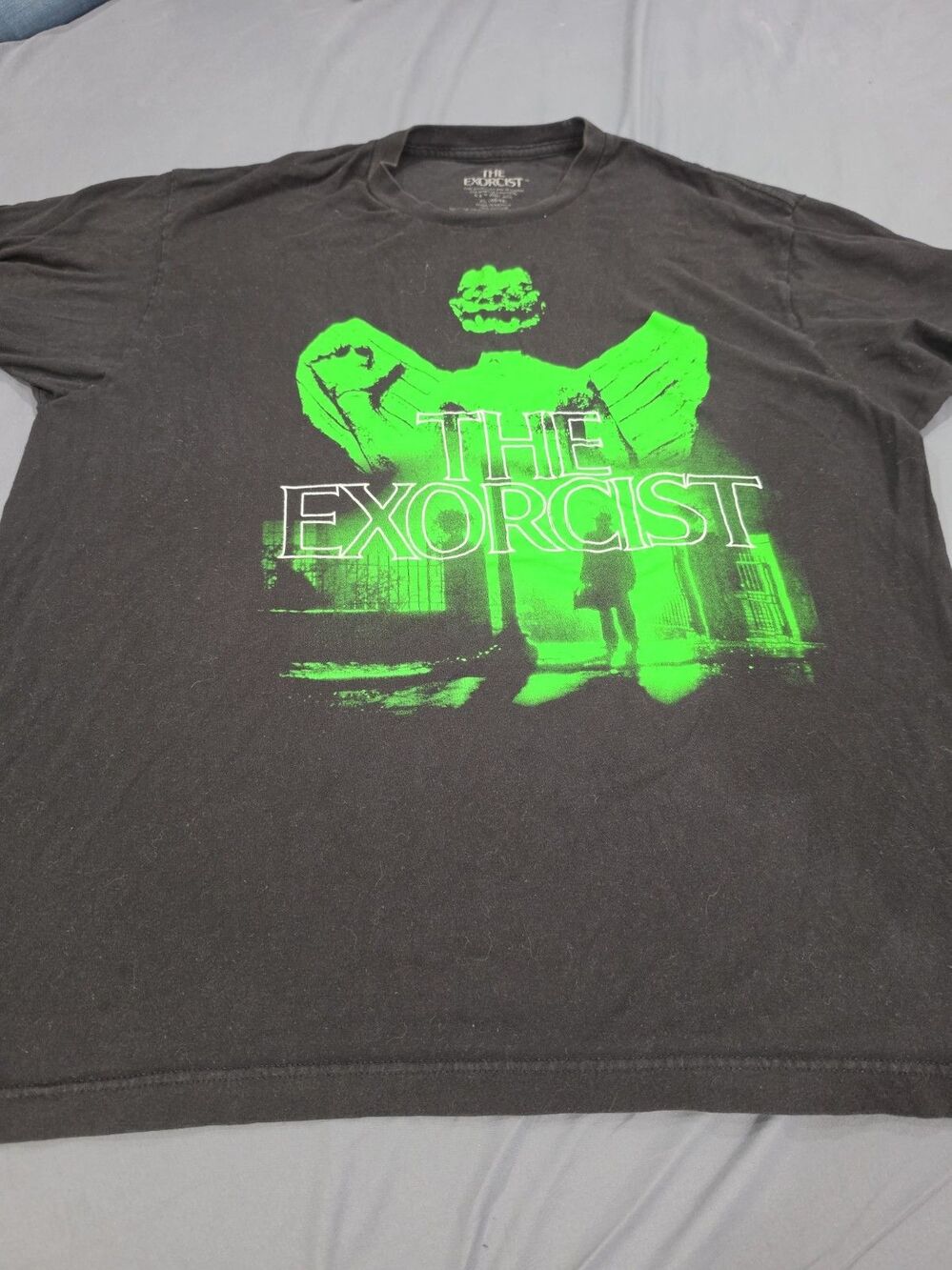 The Exorcist Black T-Shirt Size XL Men #114